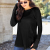 Basic Bae Full Size Round Neck Long Sleeve T-Shirt - Black