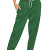 Zenana Drawstring Scuba Sweatpants with Pockets - DK GREEN