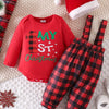 Children's First Christmas Outfit Set - Red