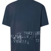 Men's Round Neck Short Sleeve T-Shirt - Blue