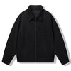 Men's Casual Lightweight Zip-Up Jacket - Black