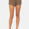 MONO B Drawcord Mini Shorts - JAVA