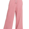 Zenana Scuba Drawstring Pants - LT ROSE