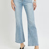 RISEN Full Size High Rise Ankle Flare Jeans - Light