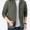 Men's Plus Size Lightweight Hooded Windproof Outdoor Jacket - Green