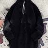 Men's Half-Zip High Neck Sweater - Black