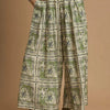 Umgee Bohemian Print Pants with Pockets - Sage