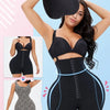 Full Size Hook-and-Eye Under-Bust Shaping Bodysuit - Black