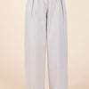 Mittoshop Pintuck Detail High Rise Pants - Light Gray