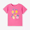 Children's Cartoon Fruit Short Sleeve T-Shirt - Hot Pink
