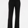 Mono B Cross Pleat Flare Pants - Black