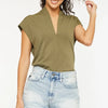 Kancan High Rise Raw Hem Denim Shorts - LIGHT