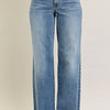 Judy Blue Full Size V - Front Baggy Jeans Plus Size - MD