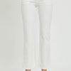 RISEN Full Size Mid Rise Jeans with Pockets - White