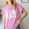 Heimish Full Size Letter Graphic Short Sleeve T-Shirt - Pink