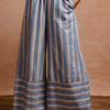 BiBi Striped Wide Leg Pants with Pockets - DENIM COMBO