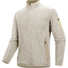 Men's Full Size Full-Zip Outdoor Jacket Plus Size - Tan