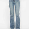 Judy Blue Full Size Tummy Control Back Embroidered Pocketed Bootcut Jeans Plus Size - LONG INSEAM