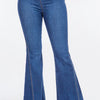 American Bazi High Waist Curvy Flare Jeans - DK Blue