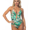 TROPICAL WILD UNDERWIRE ONE PIECE SWIMSUIT - Green