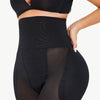 Full Size Lace Trim Pull-On Lifting Shaping Shorts - Black