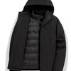 Men's Full Size Zip Up Outdoor Jacket Plus Size - Black