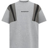 Men's Contrast Short Sleeve Oversized T-Shirt - Floral Gray