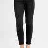 RISEN Full Size Tummy Control High Rise Adjustable Waist Skinny Jeans Plus Size - BLACK