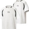 Men's Contrast Trim Short Sleeve T-Shirt - White Gray