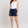 Judy Blue Full Size High Waist Back Flap Pocket Denim Shorts Plus Size - MD