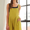 ADORA Wide Leg Overall Romper - VINTAGE SAGE