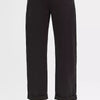 RISEN Tummy Control Mid Rise Ankle Barrel Relaxed Baggy - BLACK