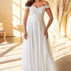 Lacelet Off The Shoulder Bridal Gown - Off White