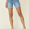 Judy Blue Full Size Tummy Control High Waist Denim Shorts - Medium
