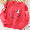Children's Ping Pong Graphic Crew Neck Sweatshirt - Red
