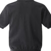 Men's Button Detail Short Sleeve Knit Polo - Dark Gray