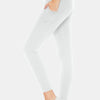 Leggings Depot High Waist Leggings with Pockets - White