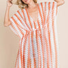 Cotton Bleu by Nu Label Multi Crochet Lace Cover Up - Orange