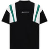 Men's Contrast Short Sleeve Oversized T-Shirt - Black