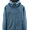 Men's Plus Size Casual Fleece Full-Zip Hooded Jacket - Lake Blue