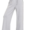 Zenana Fleece Exposed Seam Wide Leg Sweatpants - H GREY