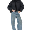Light Transitional Jacket in Dark Grey Blue - Dark Grey Blue