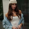 Docker Cap in Sand Denim - Sand Denim