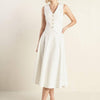 WALK WITH ME WOVEN VEST - WHITE/BLACK