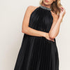 FIESTA FRIDAY WOVEN MINI DRESS - BLACK