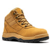 ROCKROOSTER Avalon Black 6 Inch Zip-sided Composite toe Leather Work Boots CP213BK - Wheat