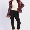 Soraya Fur Jacket - Burgundy