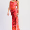 Esmeray Maxi Dress - Magenta Red