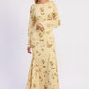 Niamh Maxi Dress - Butter Yellow Print