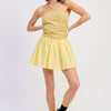 Everose Mini Dress - Yellow Mix